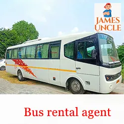 36 Seater Luxury Bus AC Non AC rental agent Mr. Biswajit Kanjilal in Belgharia